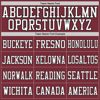 Custom Burgundy White-Black Mesh Authentic Football Jersey - Sky-Custom