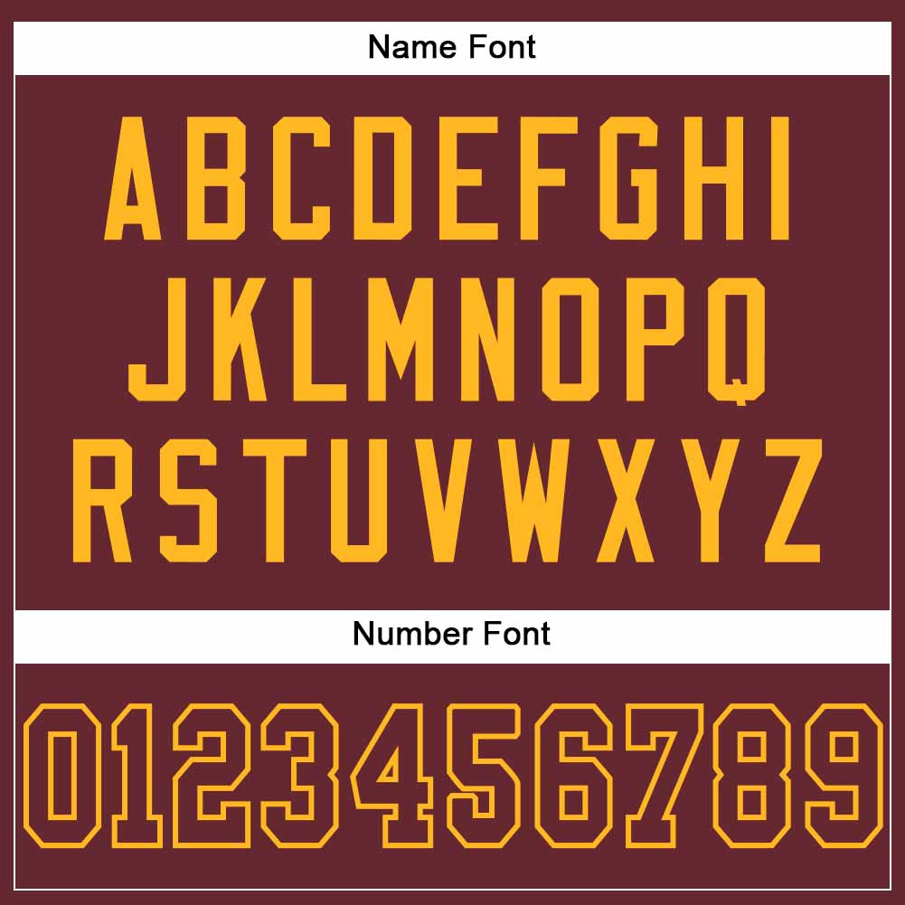 Custom Burgundy Burgundy-Gold Mesh Authentic Football Jersey - Sky-Custom