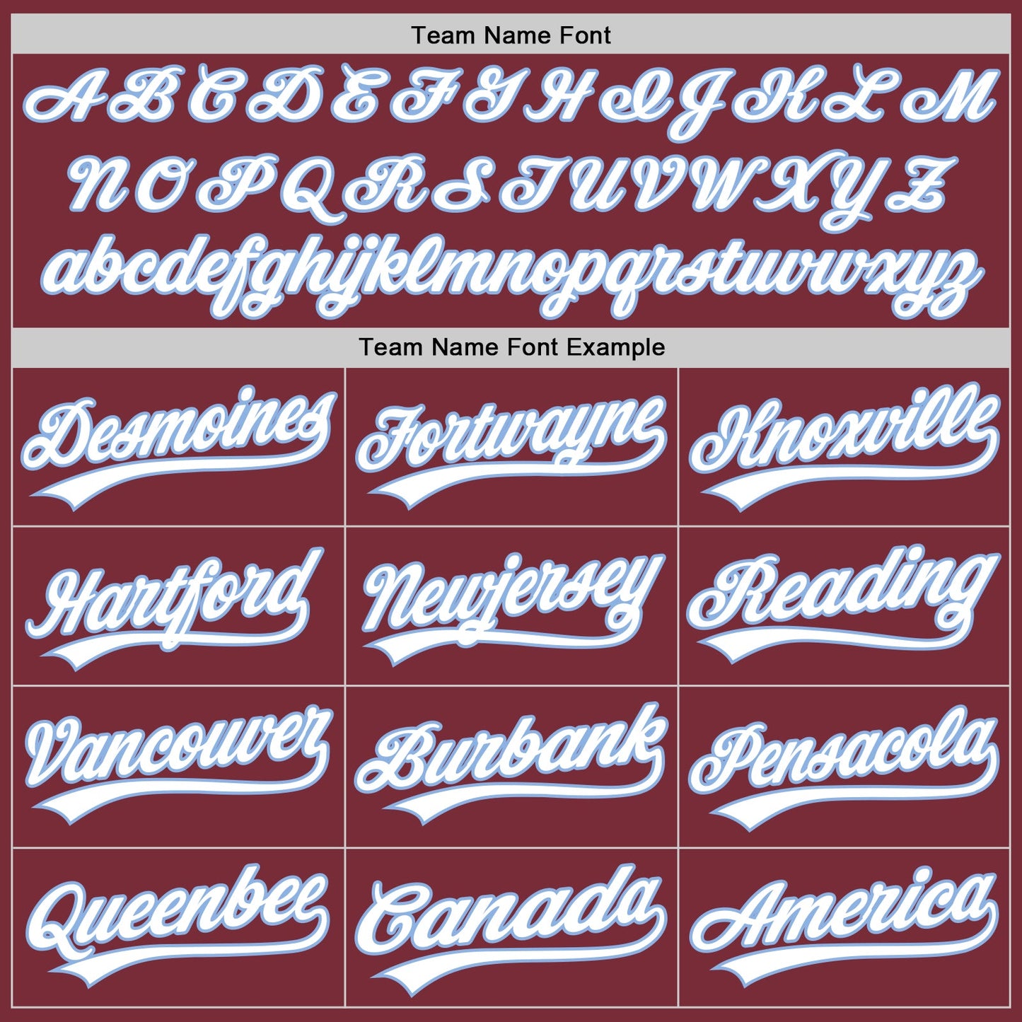 Custom Burgundy White-Light Blue Authentic Baseball Jersey - Sky-Custom