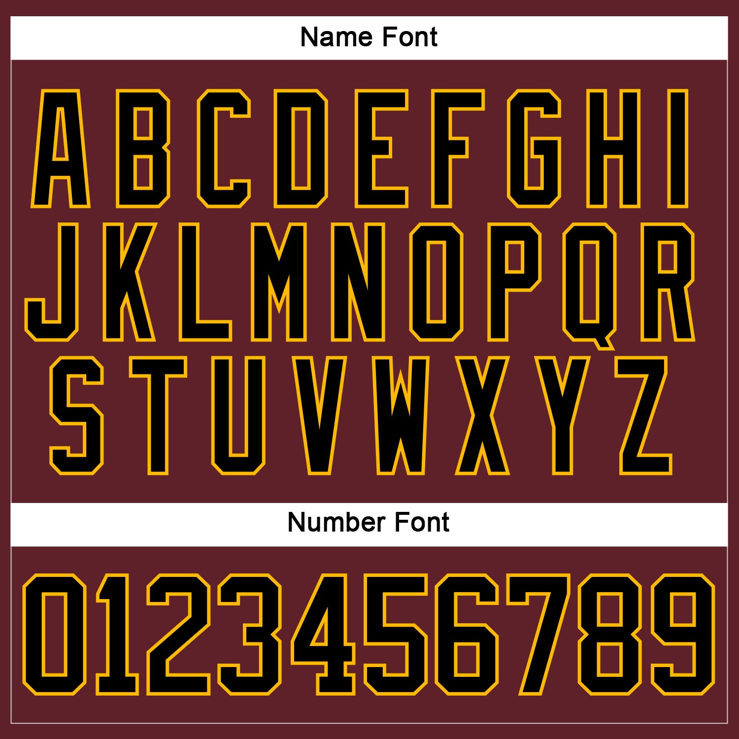 Custom Burgundy Black-Gold Hockey Jersey - Sky-Custom