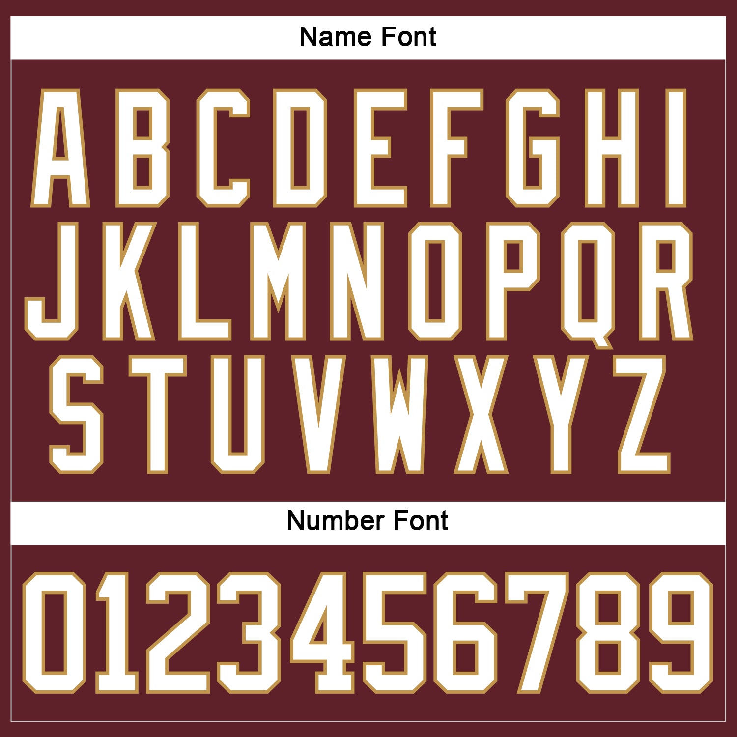 Custom Burgundy White-Old Gold Hockey Jersey - Sky-Custom