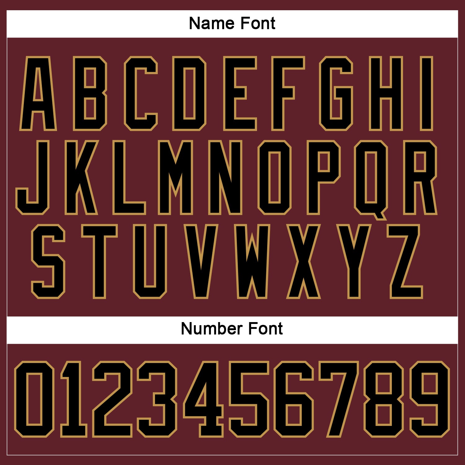 Custom Burgundy Black-Old Gold Hockey Jersey - Sky-Custom