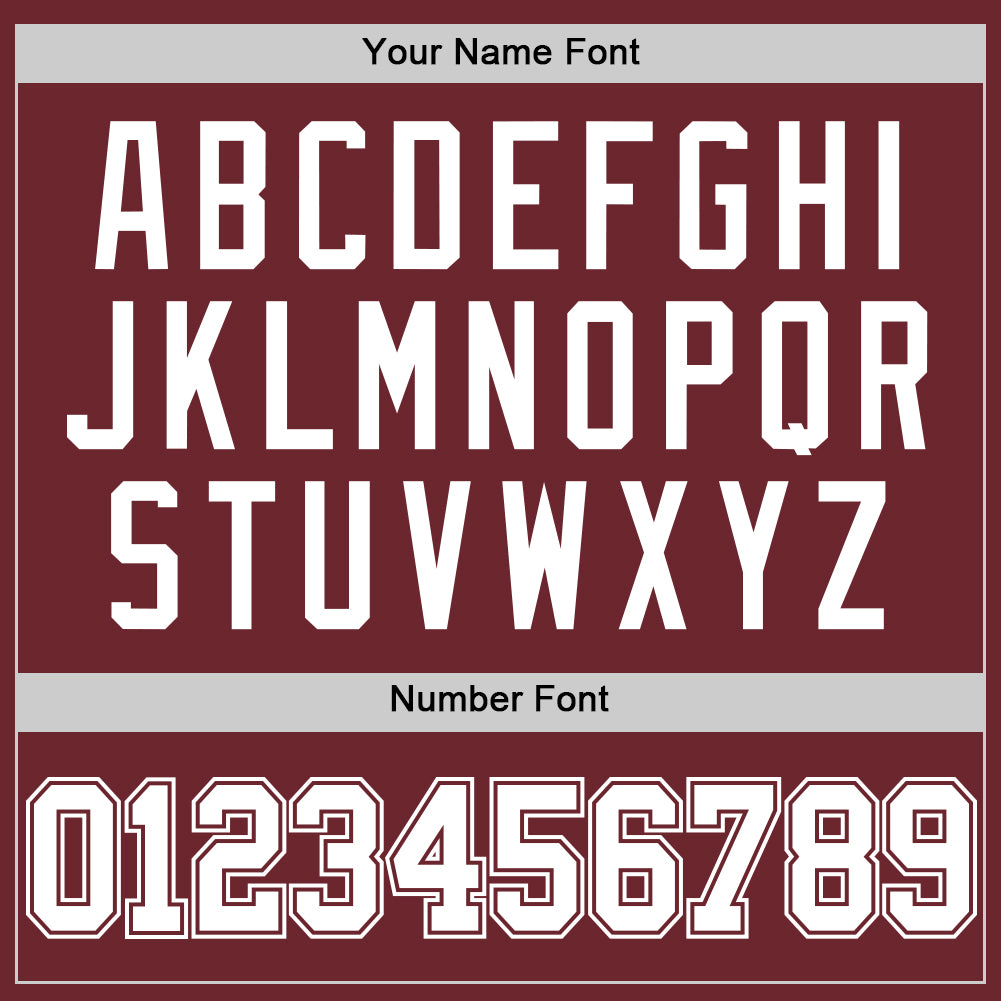 Custom Burgundy White Authentic Basketball Jersey - Sky-Custom