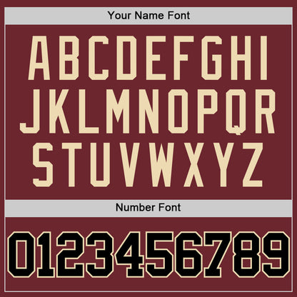 Custom Burgundy Black-Cream Authentic Basketball Jersey - Sky-Custom