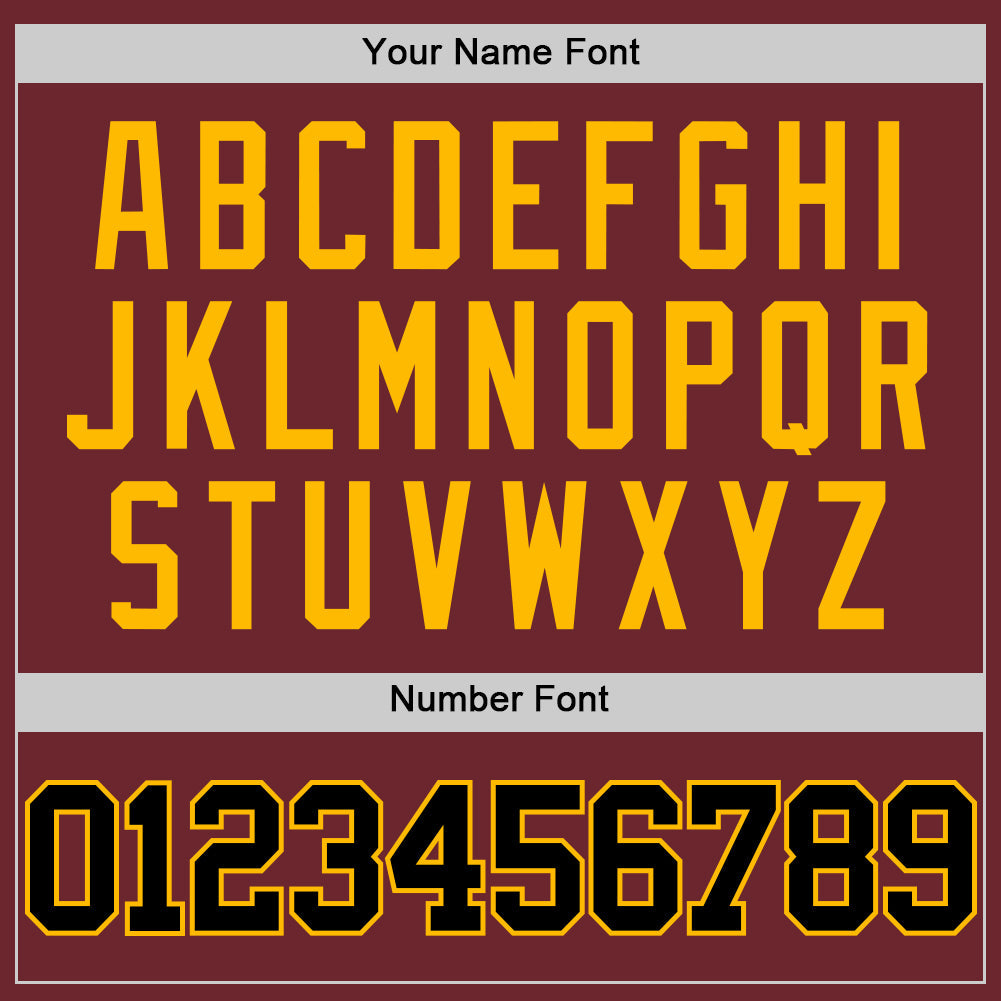Custom Burgundy Black-Gold Authentic Basketball Jersey - Sky-Custom