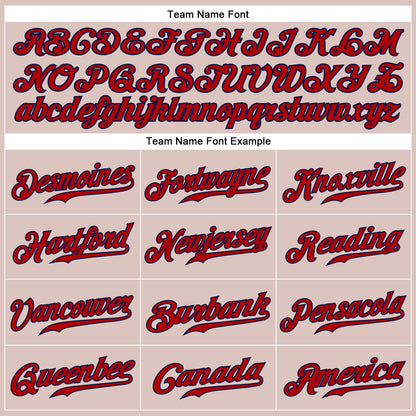 Custom Camo Red-Navy Authentic Salute To Service Baseball Jersey - Sky-Custom