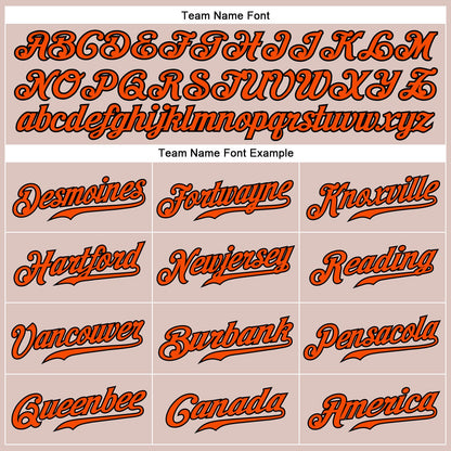 Custom Camo Orange-Black Authentic Salute To Service Baseball Jersey - Sky-Custom