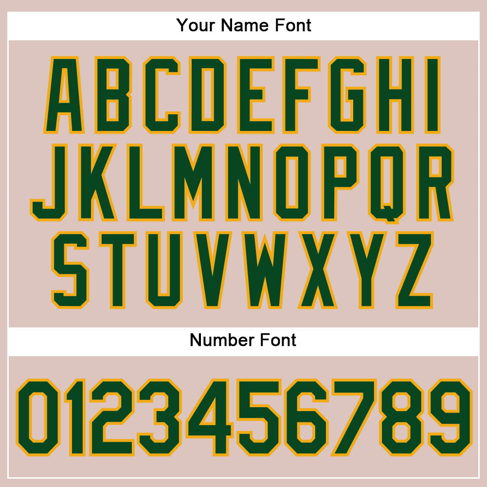 Custom Camo Green-Gold Authentic Salute To Service Baseball Jersey - Sky-Custom