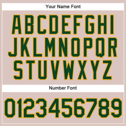 Custom Camo Green-Gold Authentic Salute To Service Baseball Jersey - Sky-Custom
