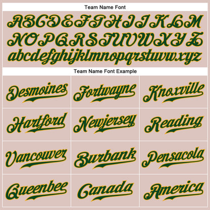 Custom Camo Green-Gold Authentic Salute To Service Baseball Jersey - Sky-Custom