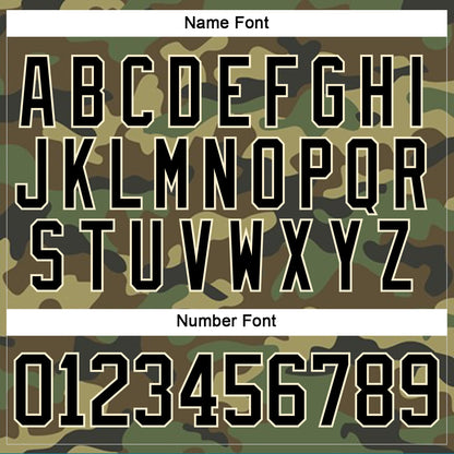 Custom Camo Black-Cream Salute To Service Hockey Lace Neck Jersey - Sky-Custom