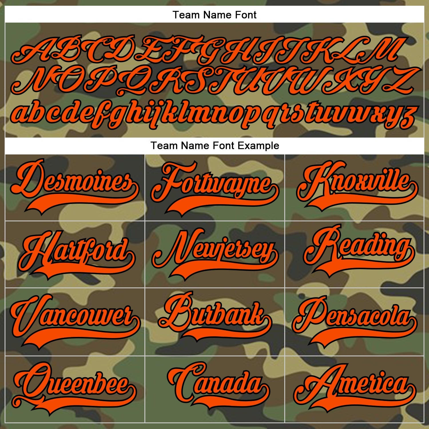 Custom Camo Orange-Black Salute To Service Hockey Lace Neck Jersey - Sky-Custom