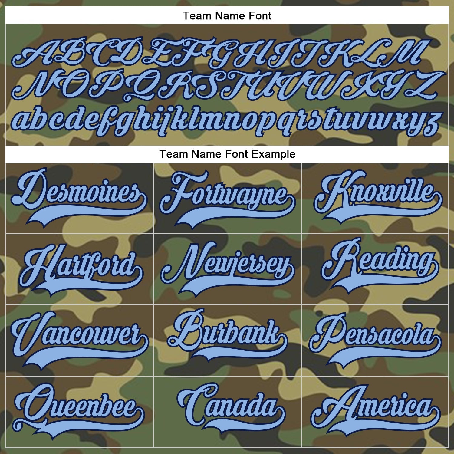 Custom Camo Light Blue-Navy Salute To Service Hockey Lace Neck Jersey - Sky-Custom