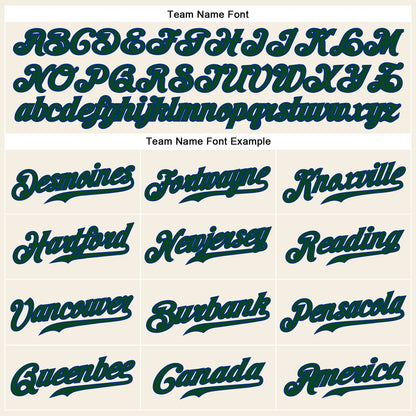 Custom Cream Green-Royal Authentic Sleeveless Baseball Jersey - Sky-Custom