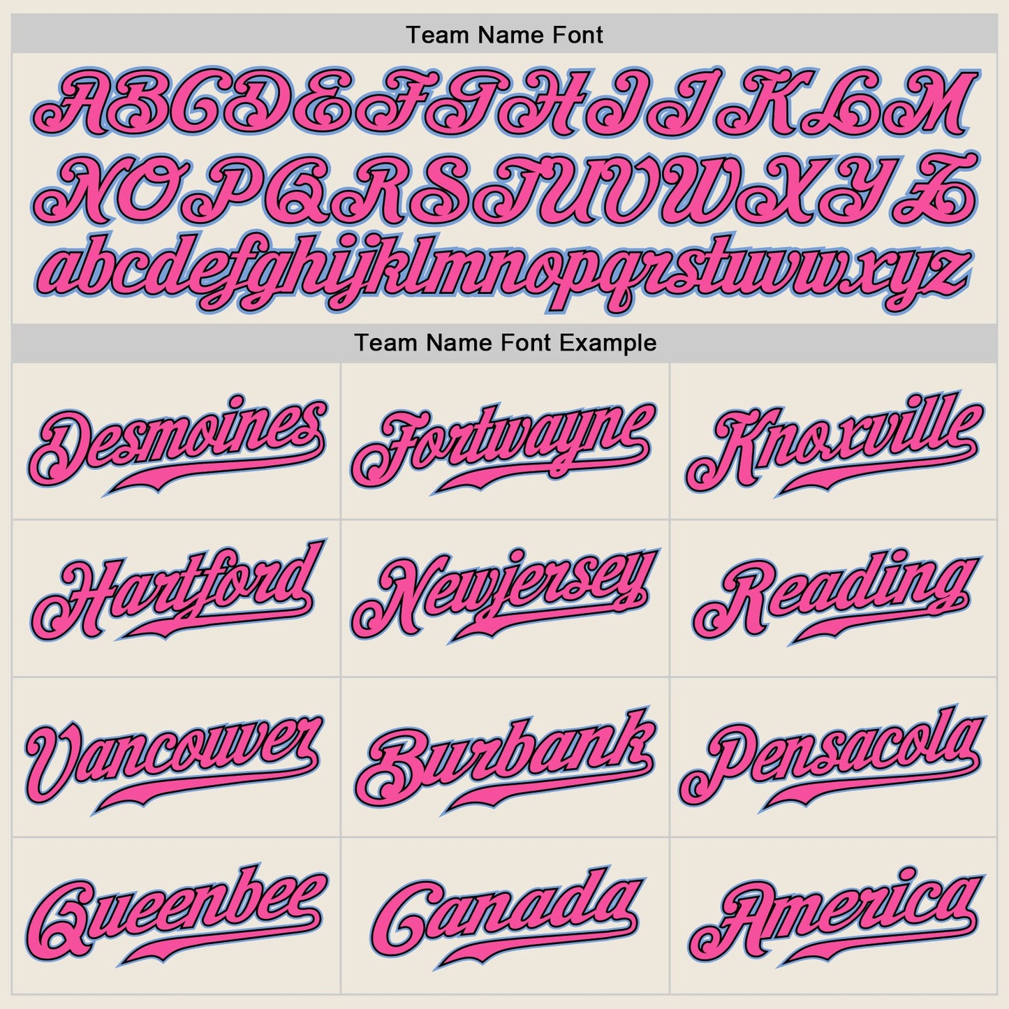 Custom Cream Light Blue Black-Pink Authentic Baseball Jersey - Sky-Custom