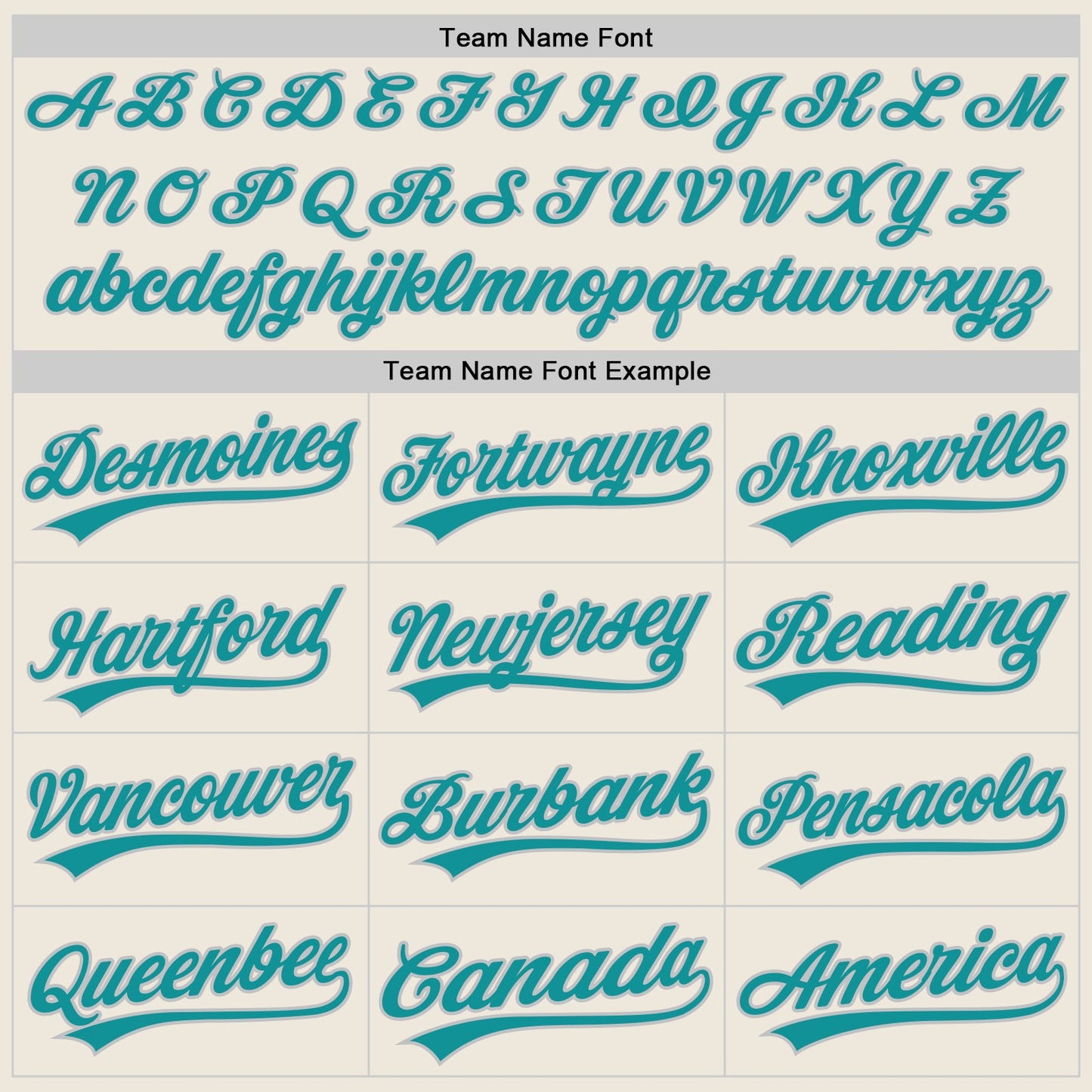 Custom Cream Teal Pinstripe Teal-Gray Authentic Baseball Jersey - Sky-Custom