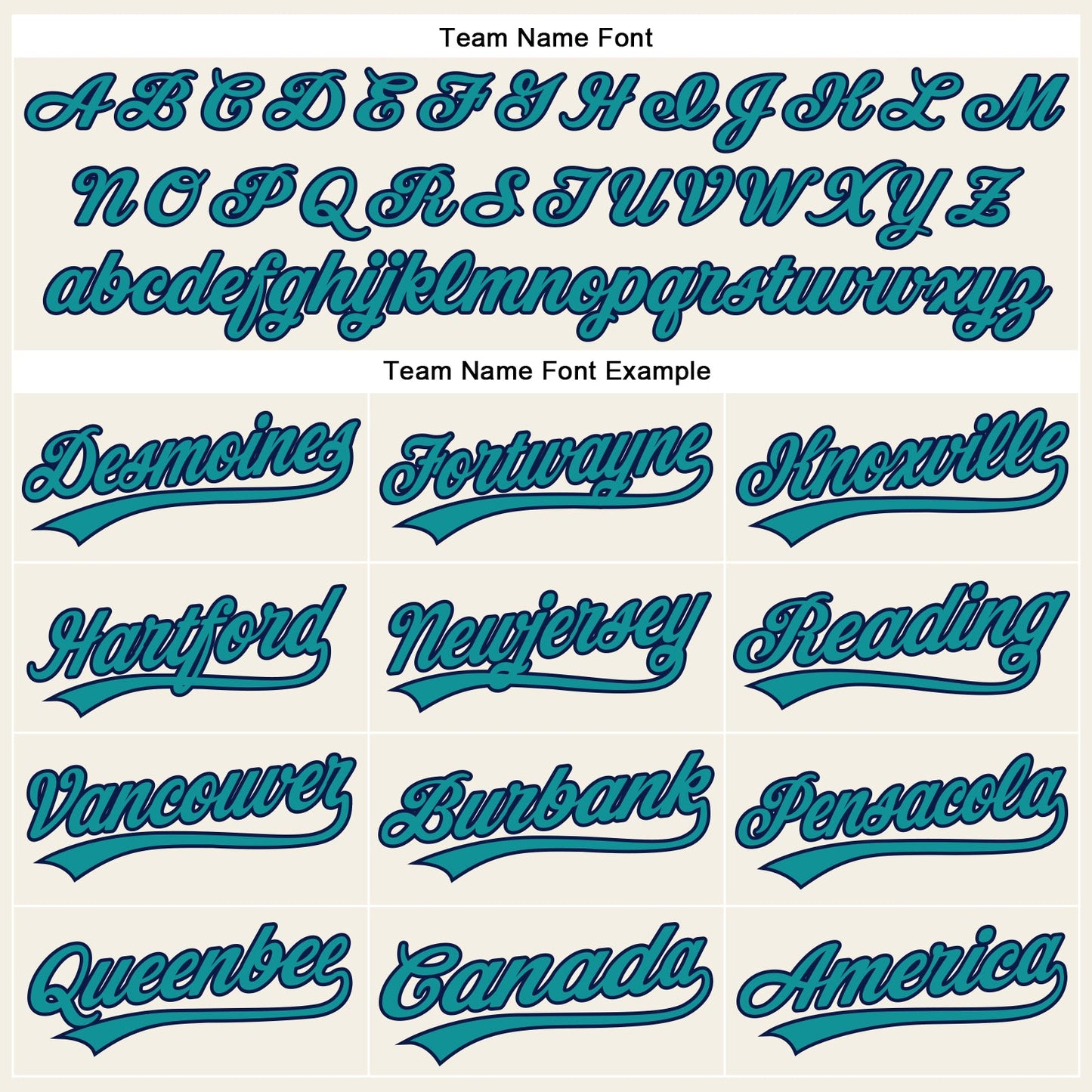 Custom Cream Teal Pinstripe Navy Authentic Baseball Jersey - Sky-Custom