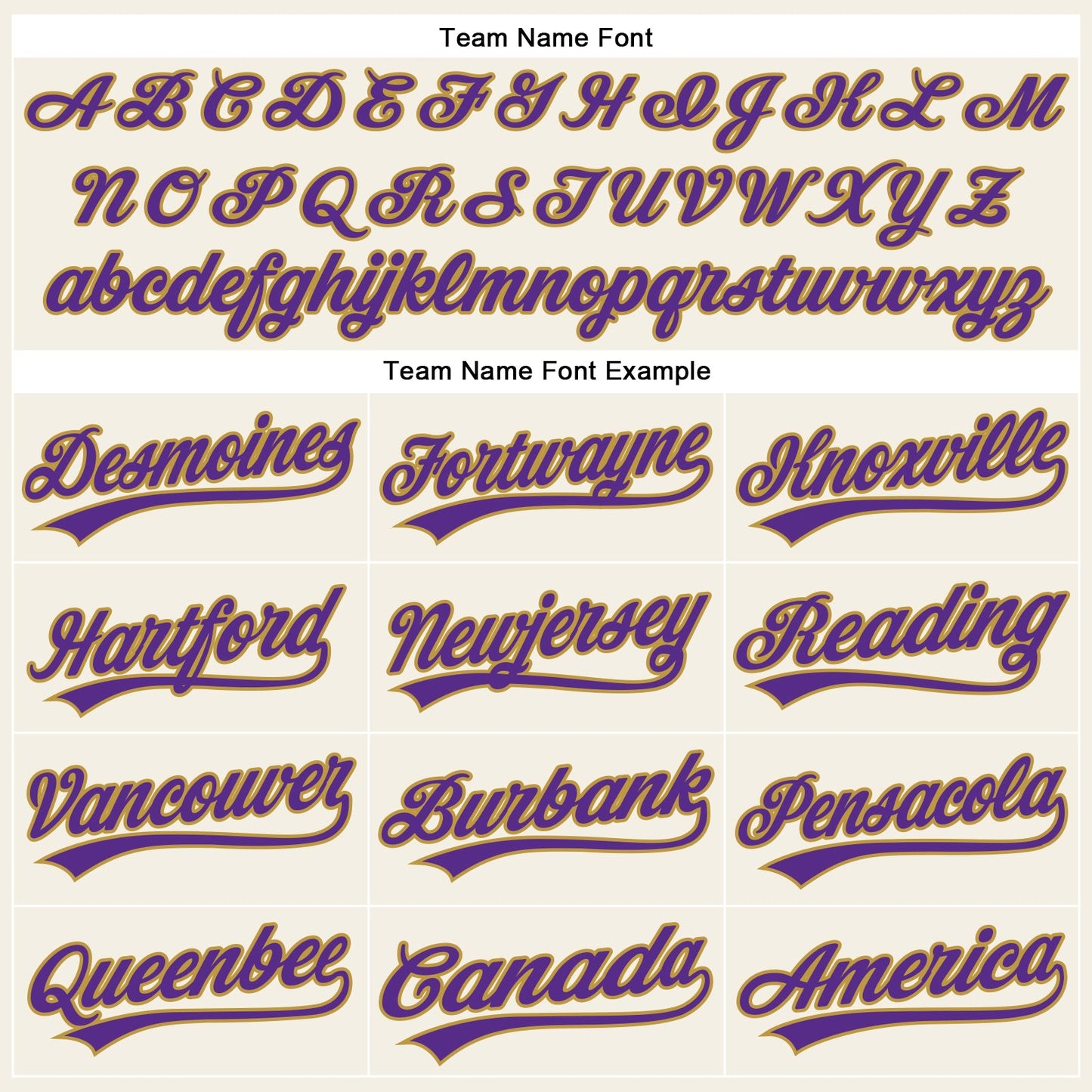 Custom Cream Purple Pinstripe Old Gold Authentic Baseball Jersey - Sky-Custom