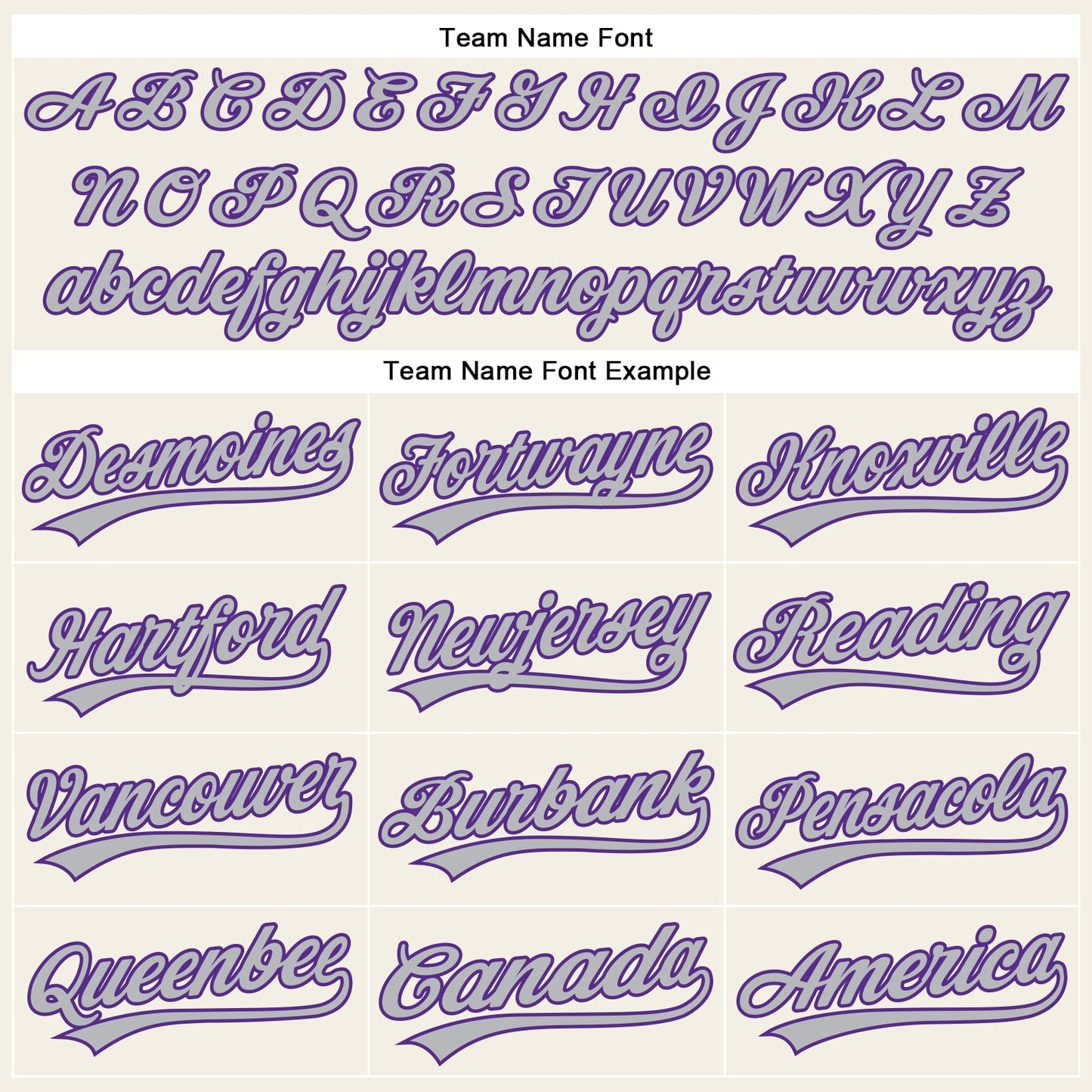 Custom Cream Gray Pinstripe Purple Authentic Baseball Jersey - Sky-Custom