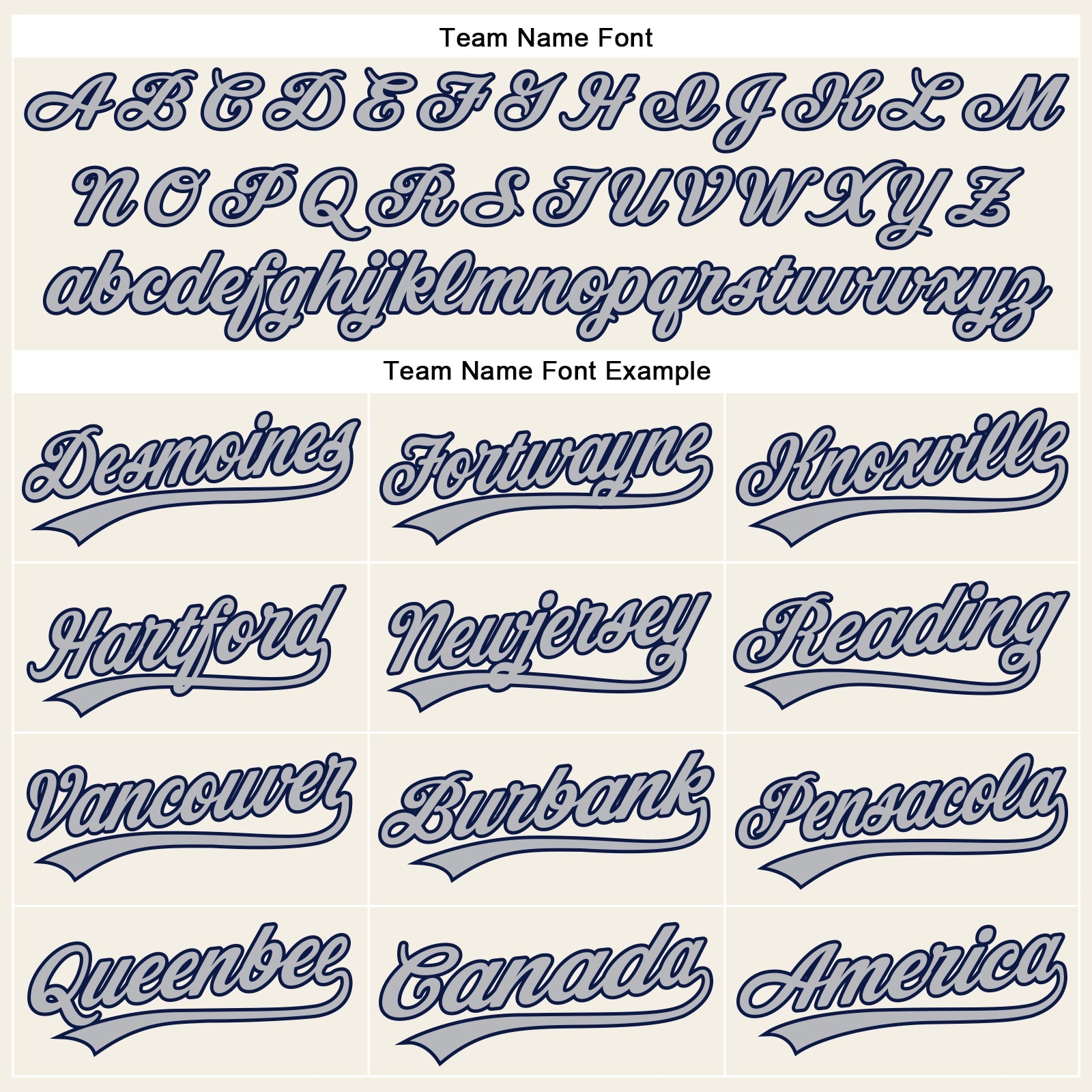 Custom Cream Gray Pinstripe Navy Authentic Baseball Jersey - Sky-Custom