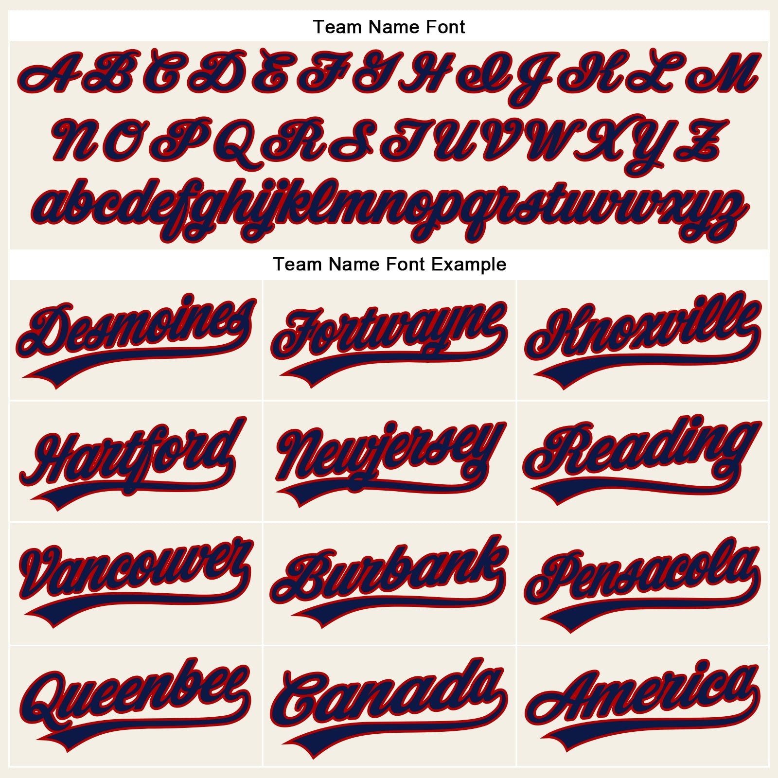 Custom Cream Navy Pinstripe Red Authentic Baseball Jersey - Sky-Custom