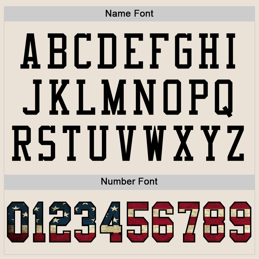 Custom Cream Vintage USA Flag-Black Mesh Authentic Football Jersey - Sky-Custom