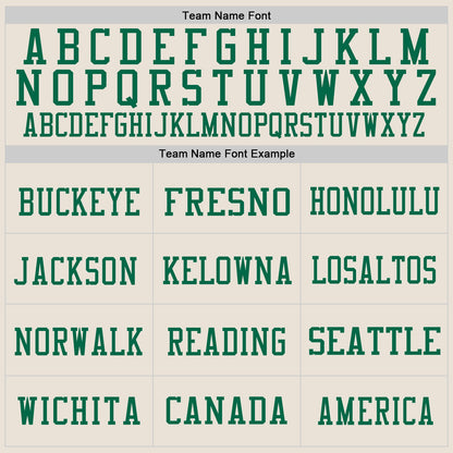 Custom Cream Pink-Kelly Green Mesh Authentic Football Jersey - Sky-Custom