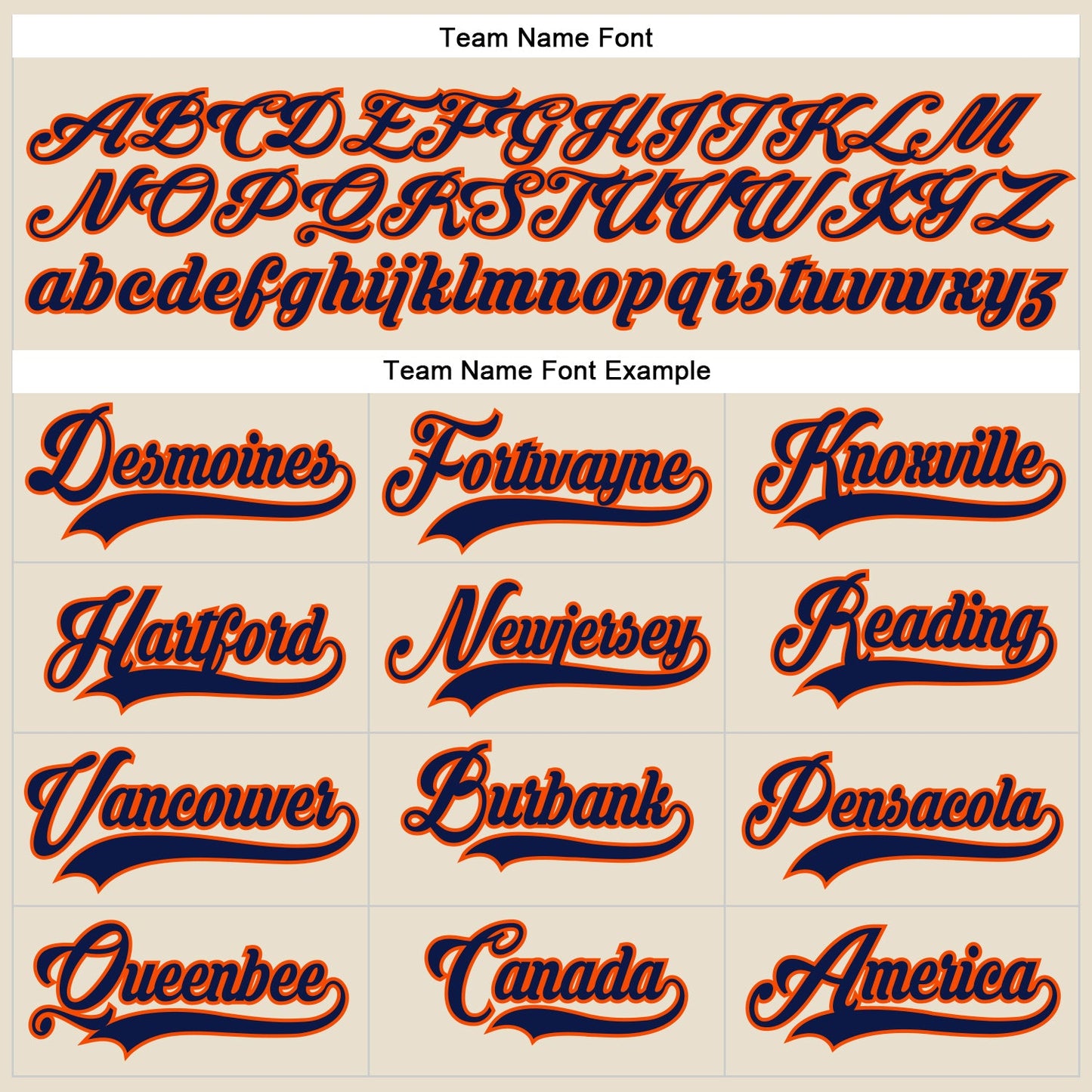 Custom Cream Navy-Orange Hockey Lace Neck Jersey - Sky-Custom