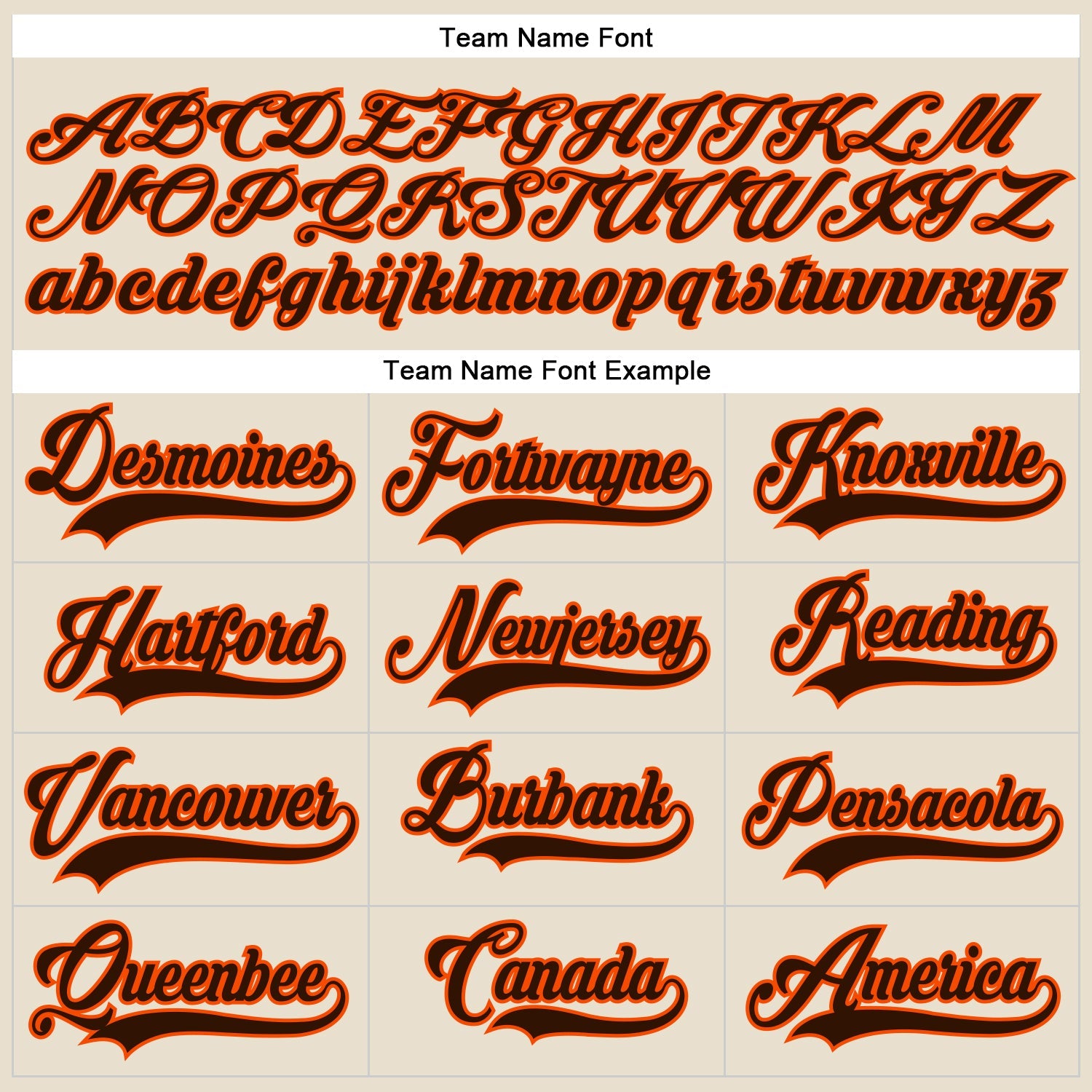 Custom Cream Brown-Orange Hockey Lace Neck Jersey - Sky-Custom