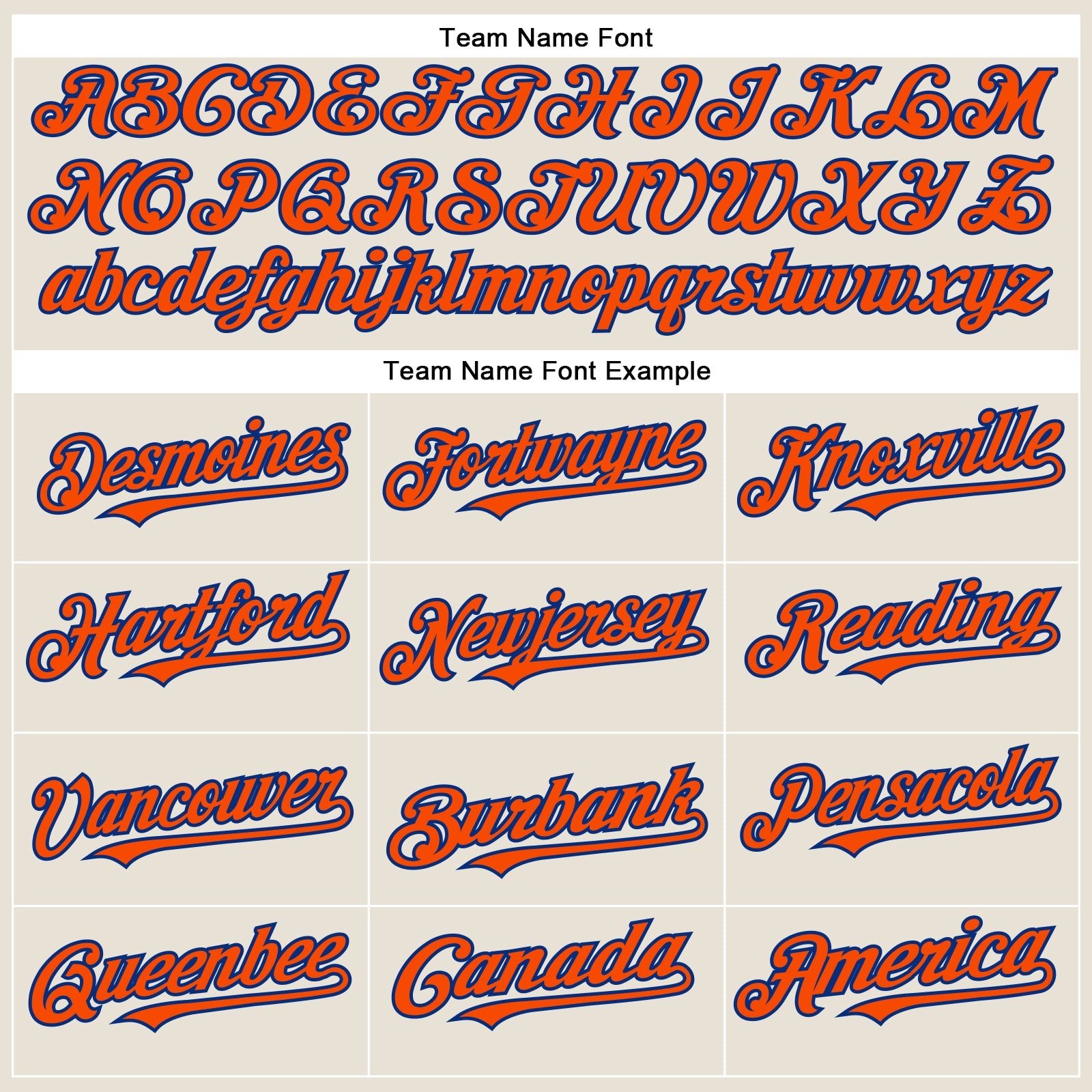 Custom Cream Orange-Royal Authentic Baseball Jersey - Sky-Custom