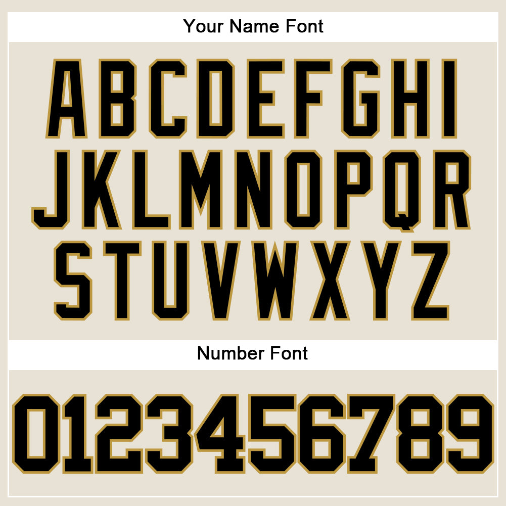 Custom Cream Black-Old Gold Authentic Baseball Jersey - Sky-Custom