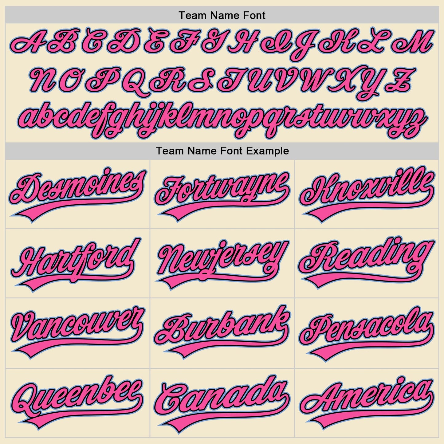 Custom Cream Pink Black-Light Blue Authentic Throwback Baseball Jersey - Sky-Custom