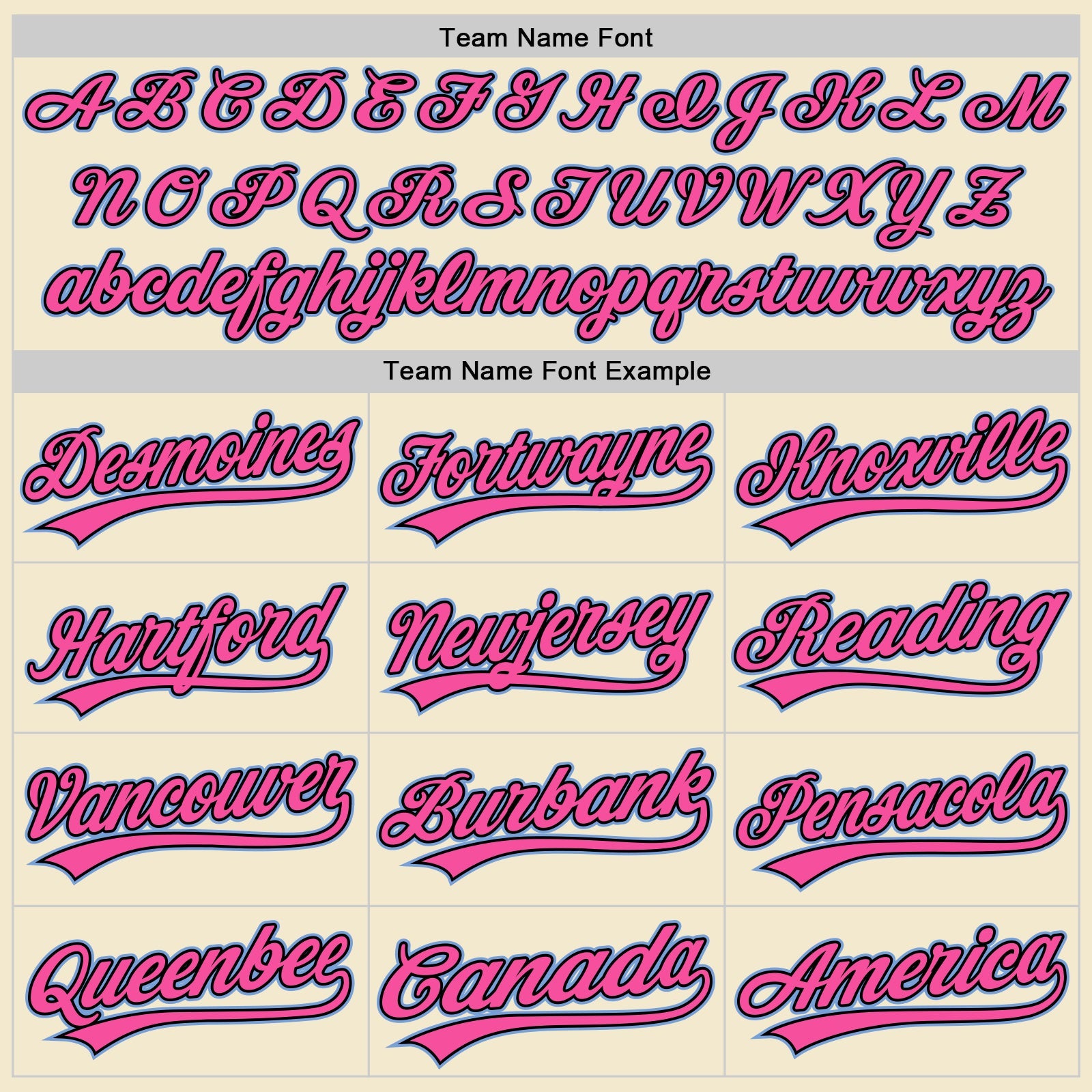 Custom Cream Pink Black-Light Blue Authentic Throwback Baseball Jersey - Sky-Custom