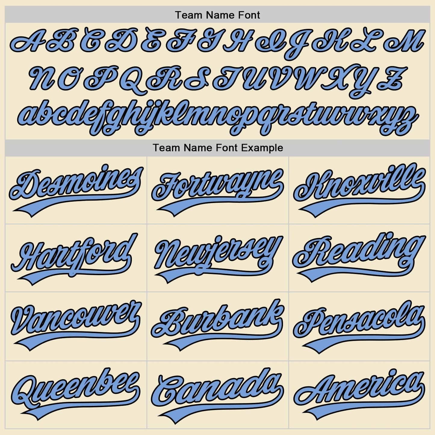 Custom Cream Light Blue-Black Authentic Throwback Baseball Jersey - Sky-Custom