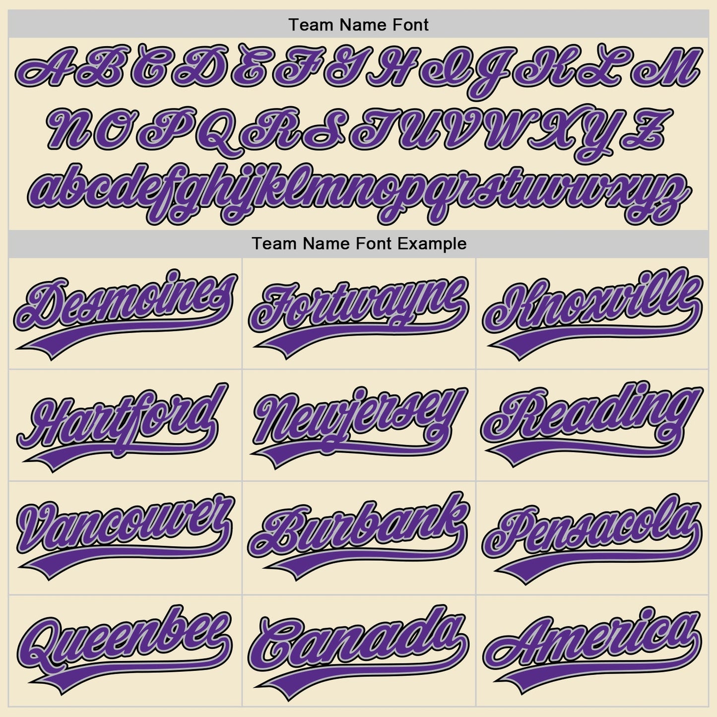Custom Cream Purple Gray-Black Authentic Throwback Baseball Jersey - Sky-Custom