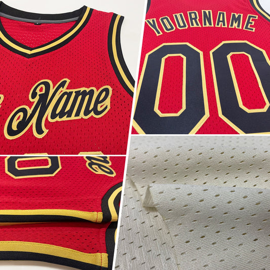 Custom Cream Purple-Gold Authentic Throwback Basketball Jersey - Sky-Custom