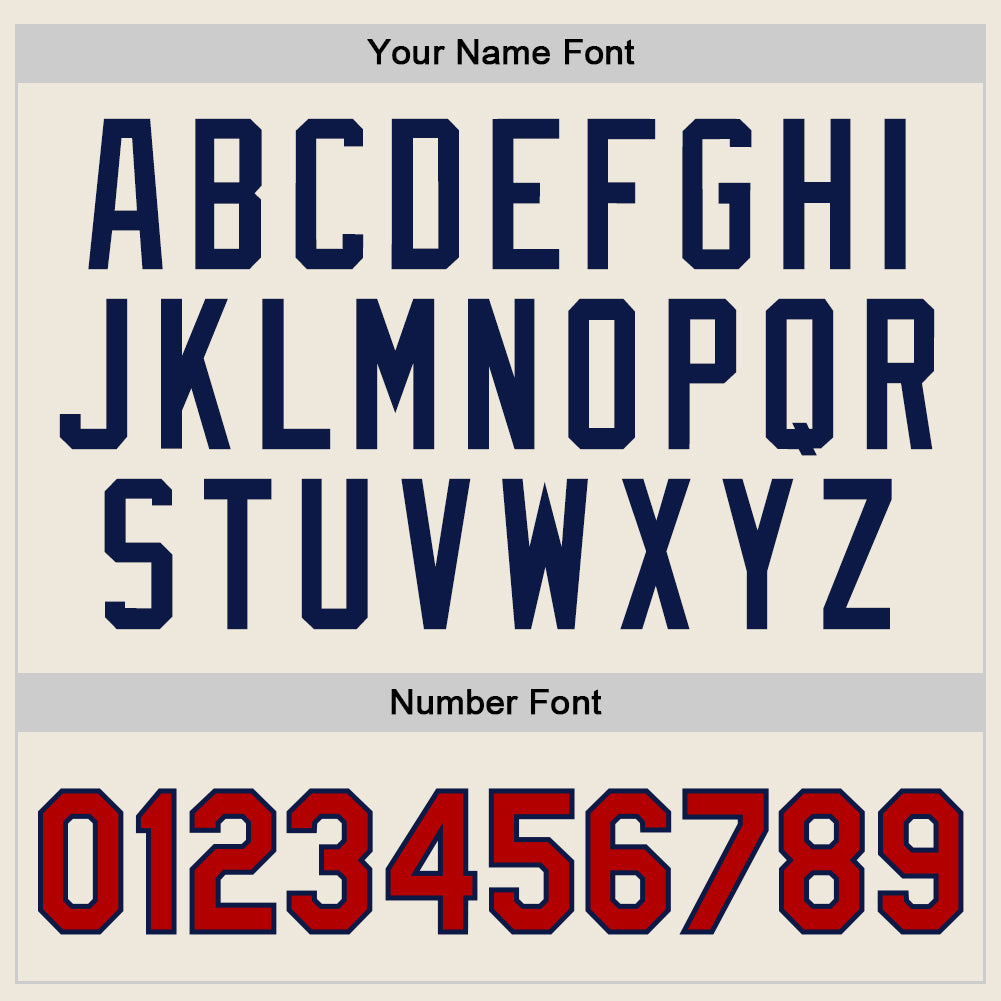 Custom Cream Red-Navy Authentic Throwback Basketball Jersey - Sky-Custom