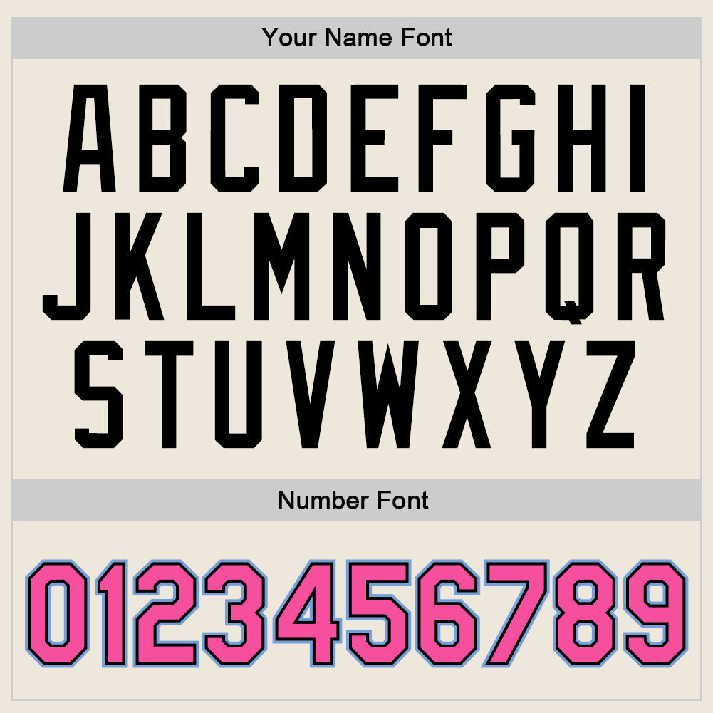 Custom Cream Pink Black-Light Blue Authentic Throwback Basketball Jersey - Sky-Custom