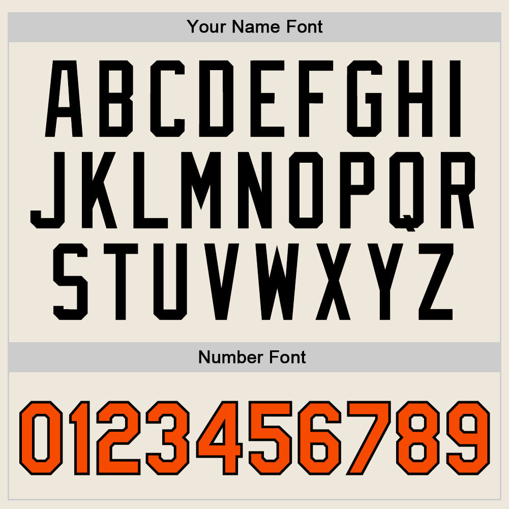 Custom Cream Orange-Black Authentic Throwback Basketball Jersey - Sky-Custom