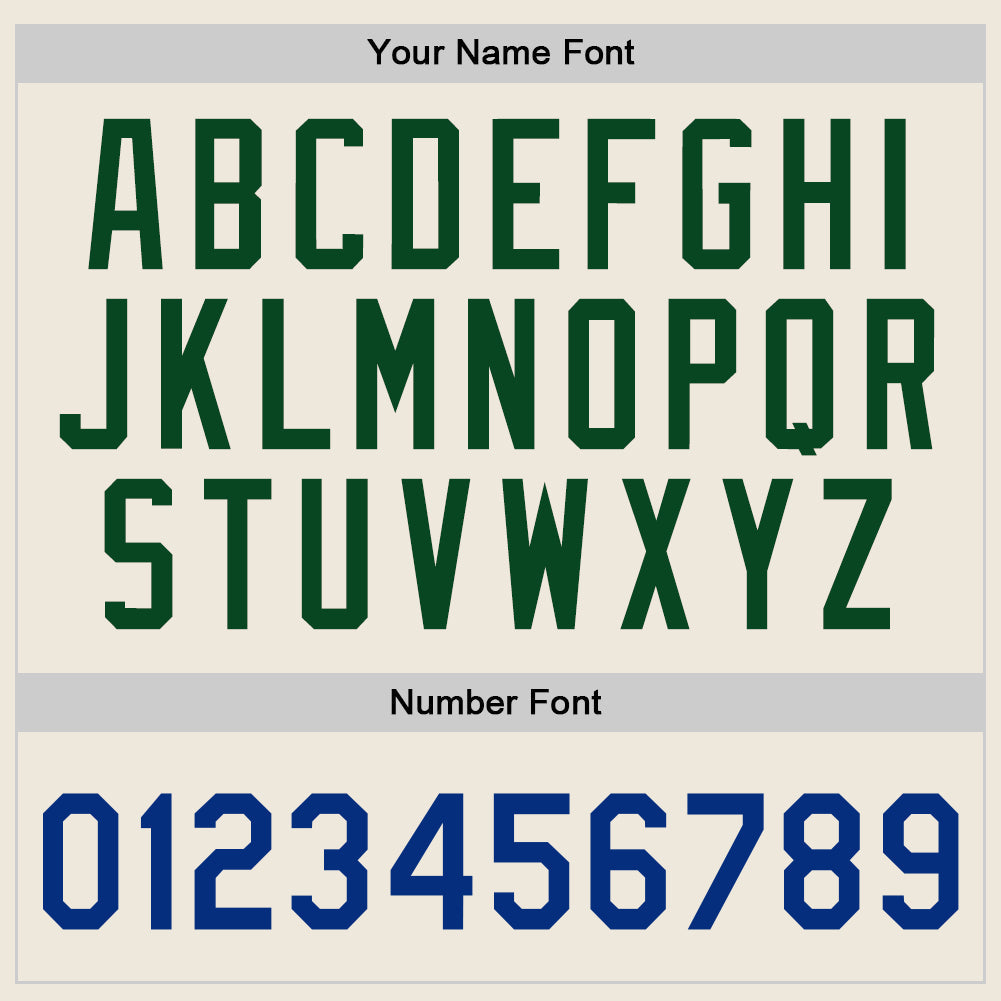 Custom Cream Royal-Green Authentic Throwback Basketball Jersey - Sky-Custom