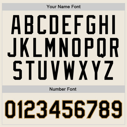 Custom Cream Black-Old Gold Authentic Throwback Basketball Jersey - Sky-Custom