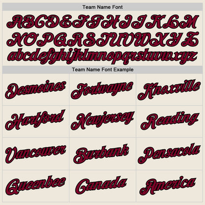 Custom Cream Maroon-Black Authentic Throwback Basketball Jersey - Sky-Custom