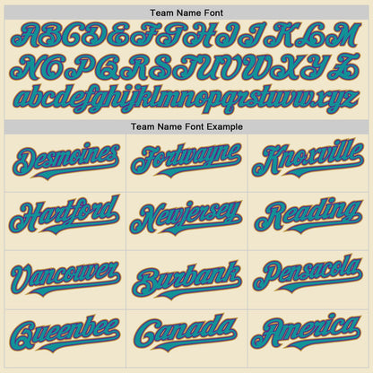 Custom Cream Purple Gray Teal-Old Gold Mesh Authentic Throwback Baseball Jersey - Sky-Custom