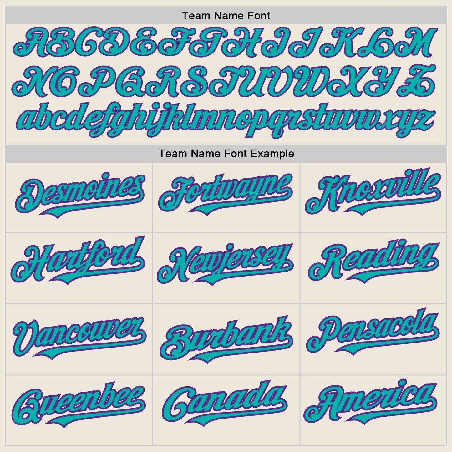 Custom Cream (Purple Aqua Pinstripe) Aqua-Purple Authentic Baseball Jersey - Sky-Custom