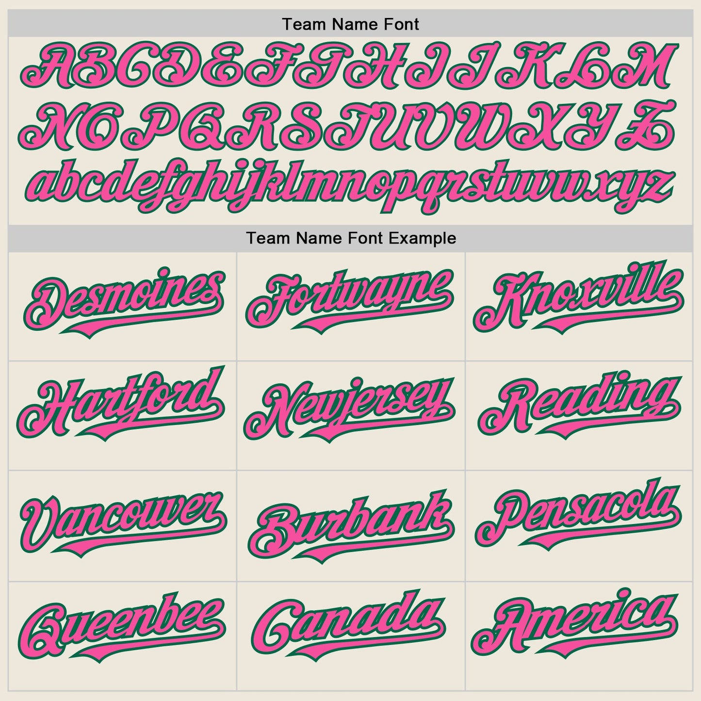 Custom Cream (Kelly Green Pink Pinstripe) Pink-Kelly Green Authentic Baseball Jersey - Sky-Custom