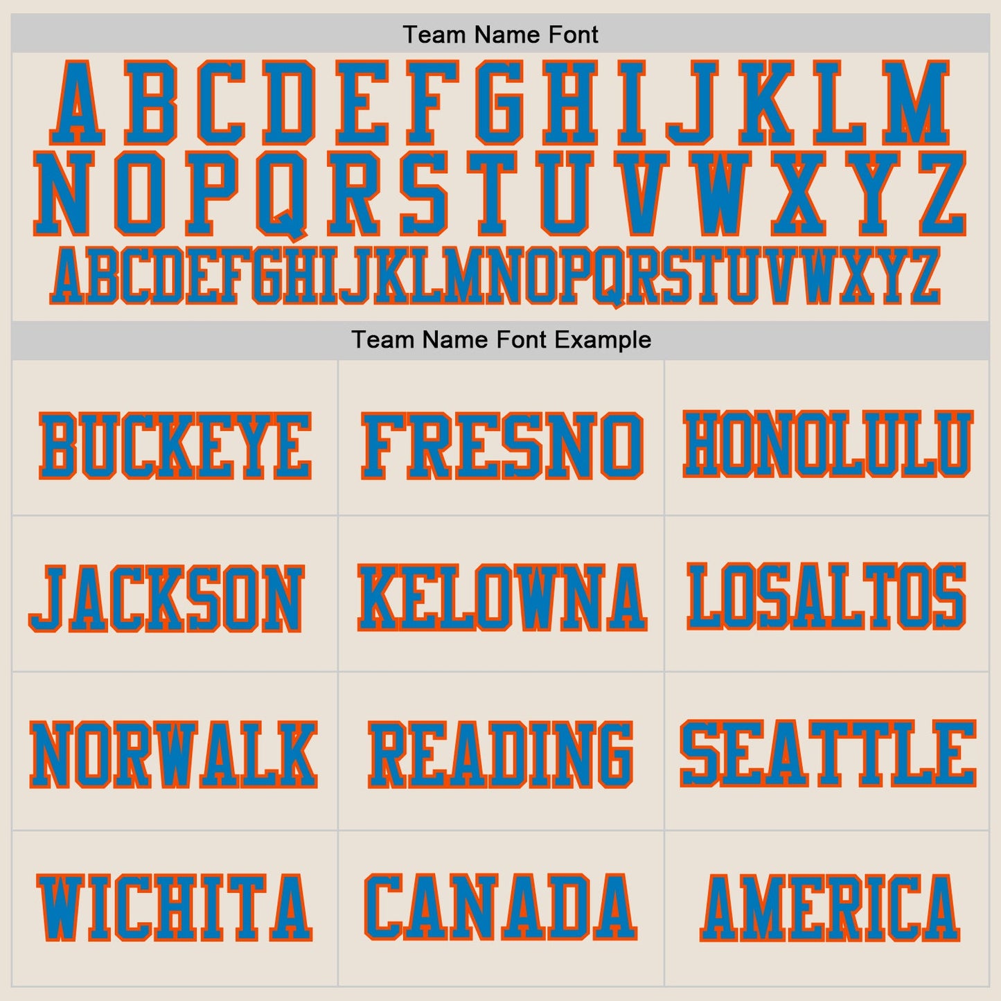 Custom Cream Blue-Orange Mesh Authentic Throwback Football Jersey - Sky-Custom