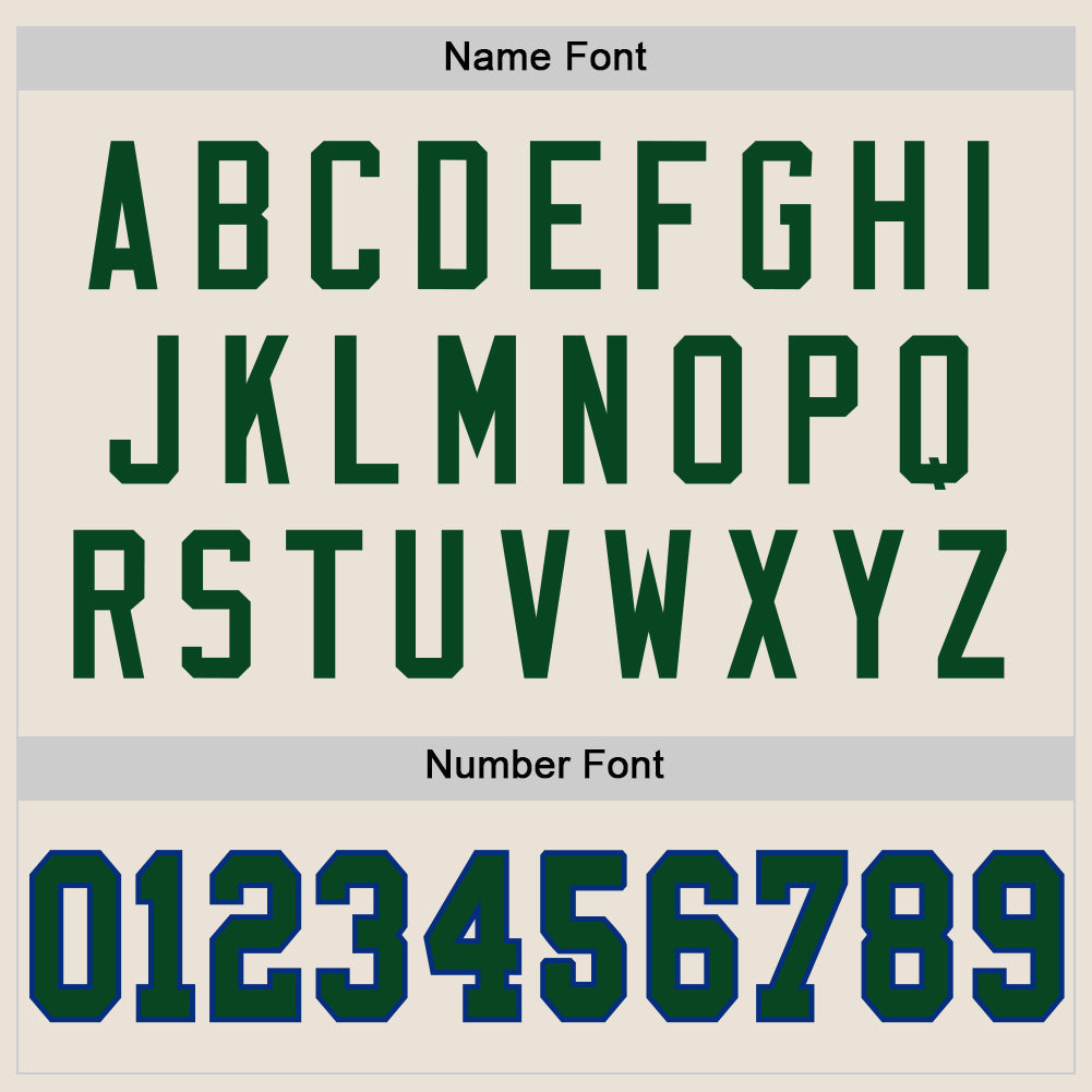 Custom Cream Green-Royal Mesh Authentic Throwback Football Jersey - Sky-Custom