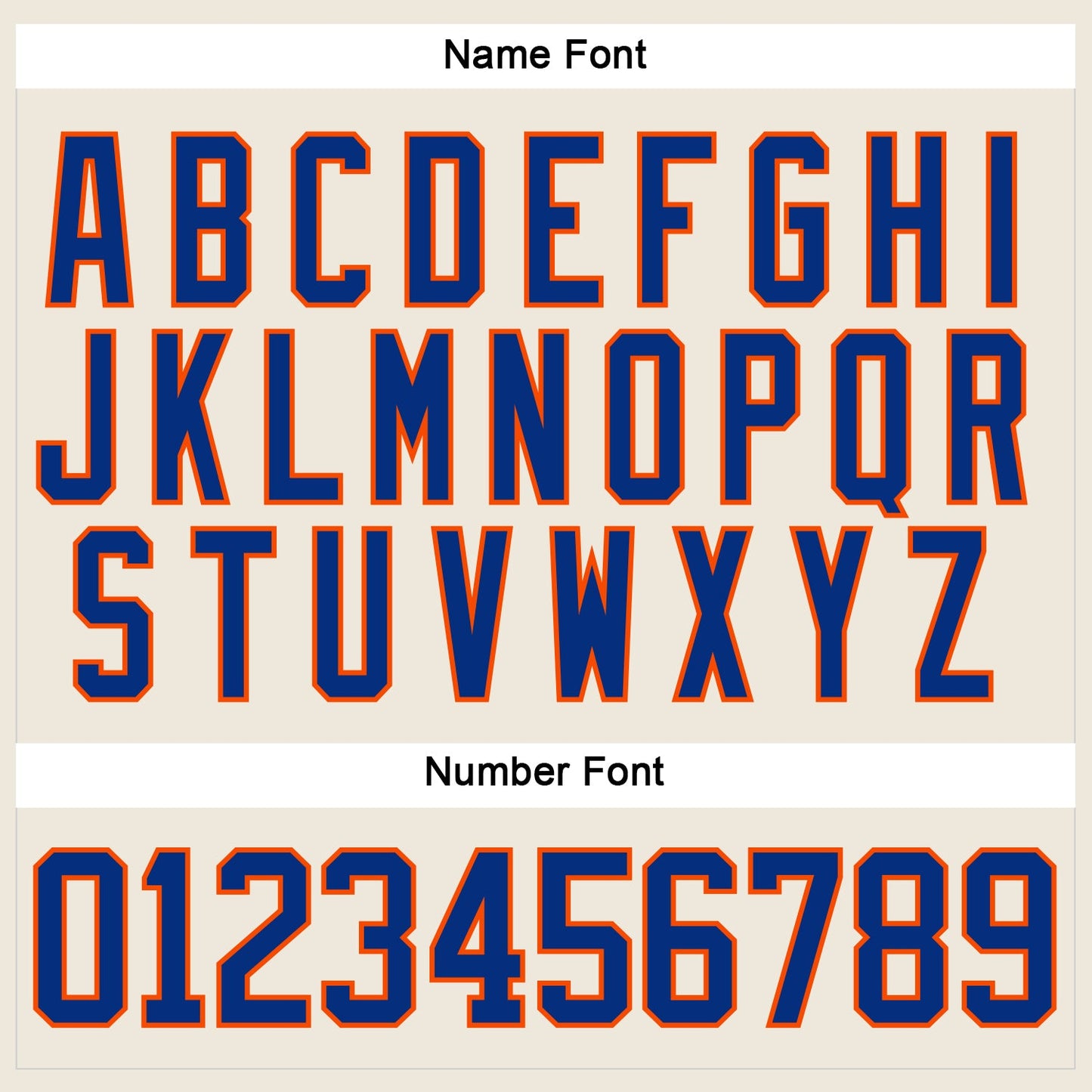 Custom Cream Royal-Orange Hockey Lace Neck Jersey - Sky-Custom