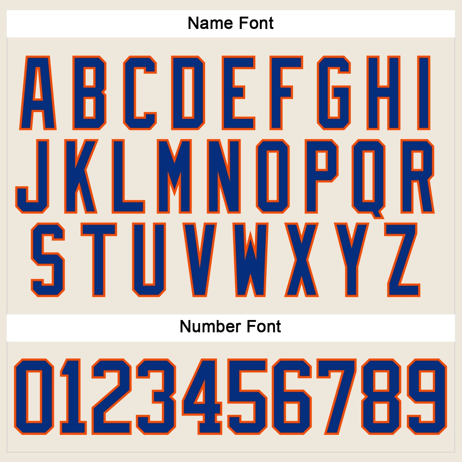 Custom Cream Royal-Orange Hockey Lace Neck Jersey - Sky-Custom