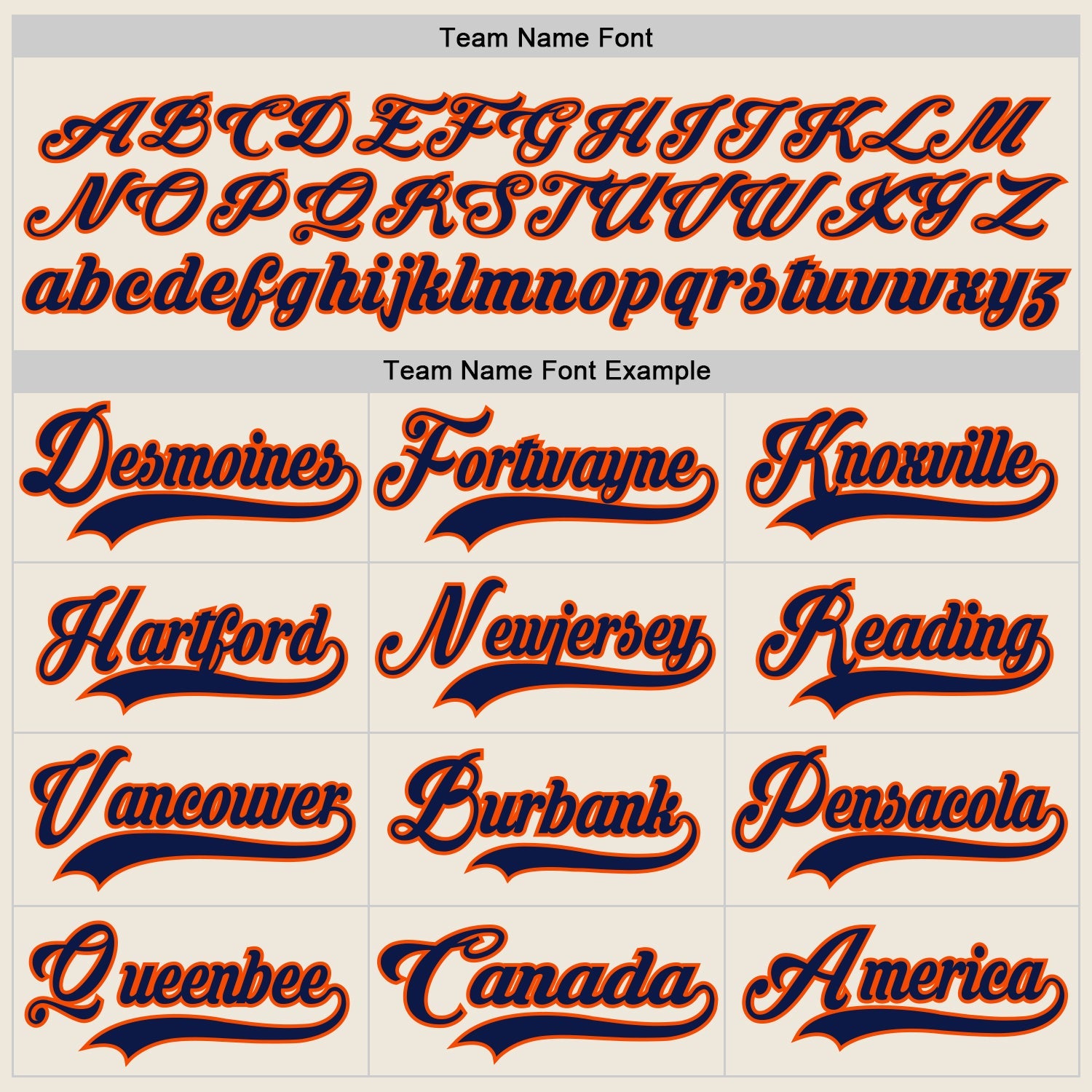 Custom Cream Navy-Orange Hockey Lace Neck Jersey - Sky-Custom
